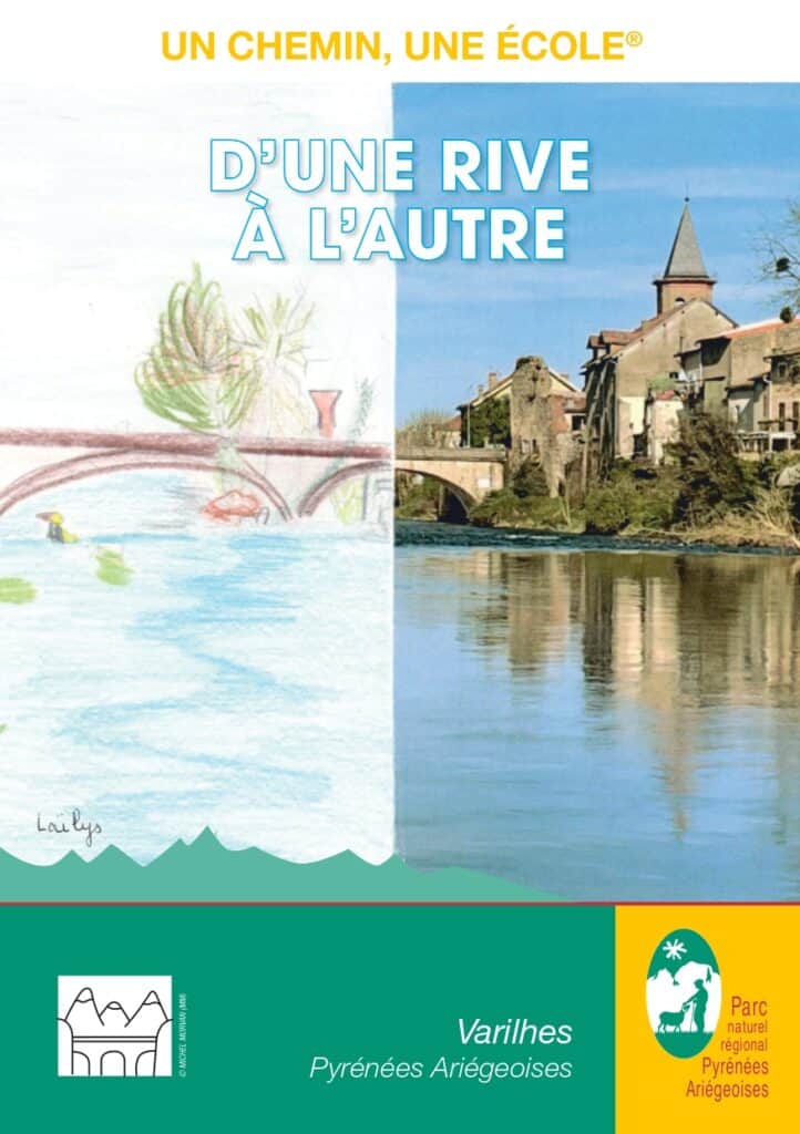 Topo Un chemin, une école® Varilhes - 2025 D'une rive à l'autre