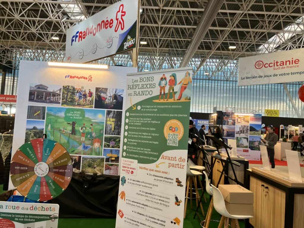 stand_salon_occygene_toulouse_comite_departemental_randonnee_pedestre_ariege_aude_presentation