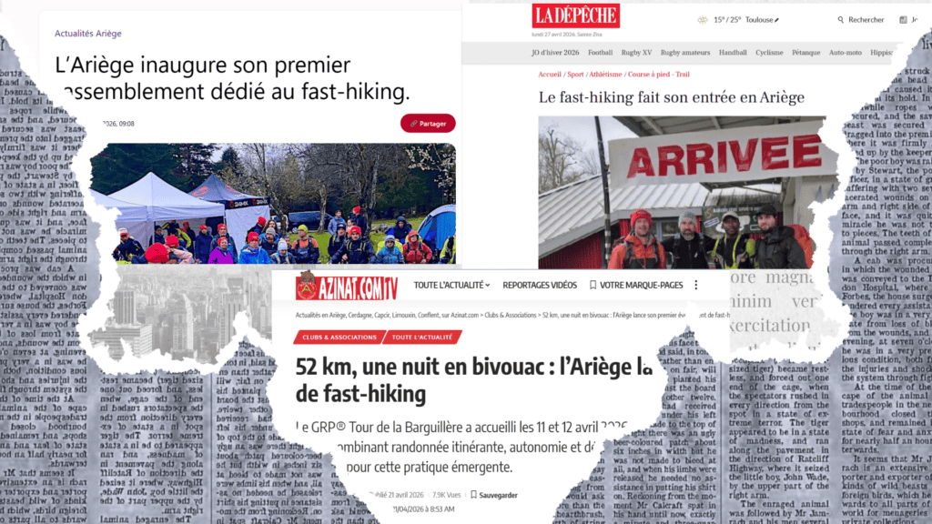 articles_fast_hiking_presse_la_depeche_azinat_comite_departemental_randonnee_pedestre_ariege